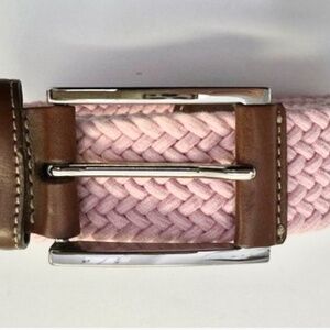 Peter Millar NEW Crown stretch woven belt pink. Size S Unisex-Retired
